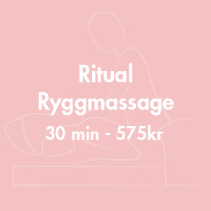 Kroppsbehandling Ritual Ryggmassage 30 minuter