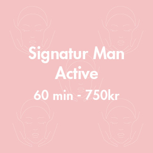 Ansiktsbehandling Signatur Man Active 60 minuter